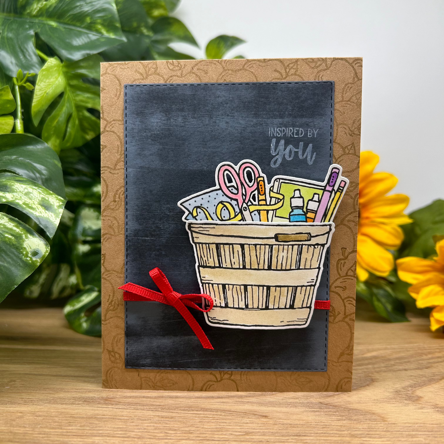 Inspiring Basket Handmade Card