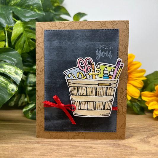 Inspiring Basket Handmade Card