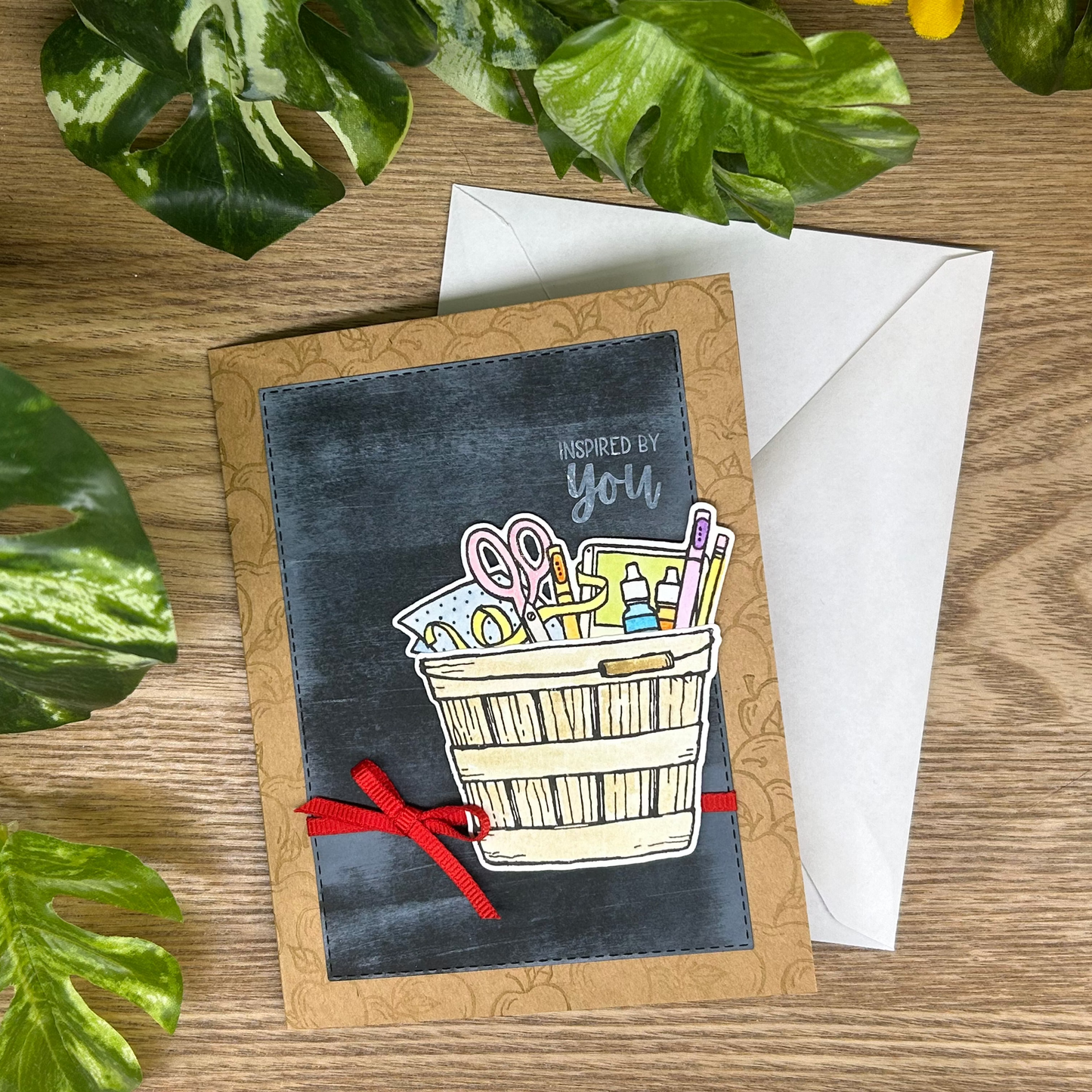 Inspiring Basket Handmade Card