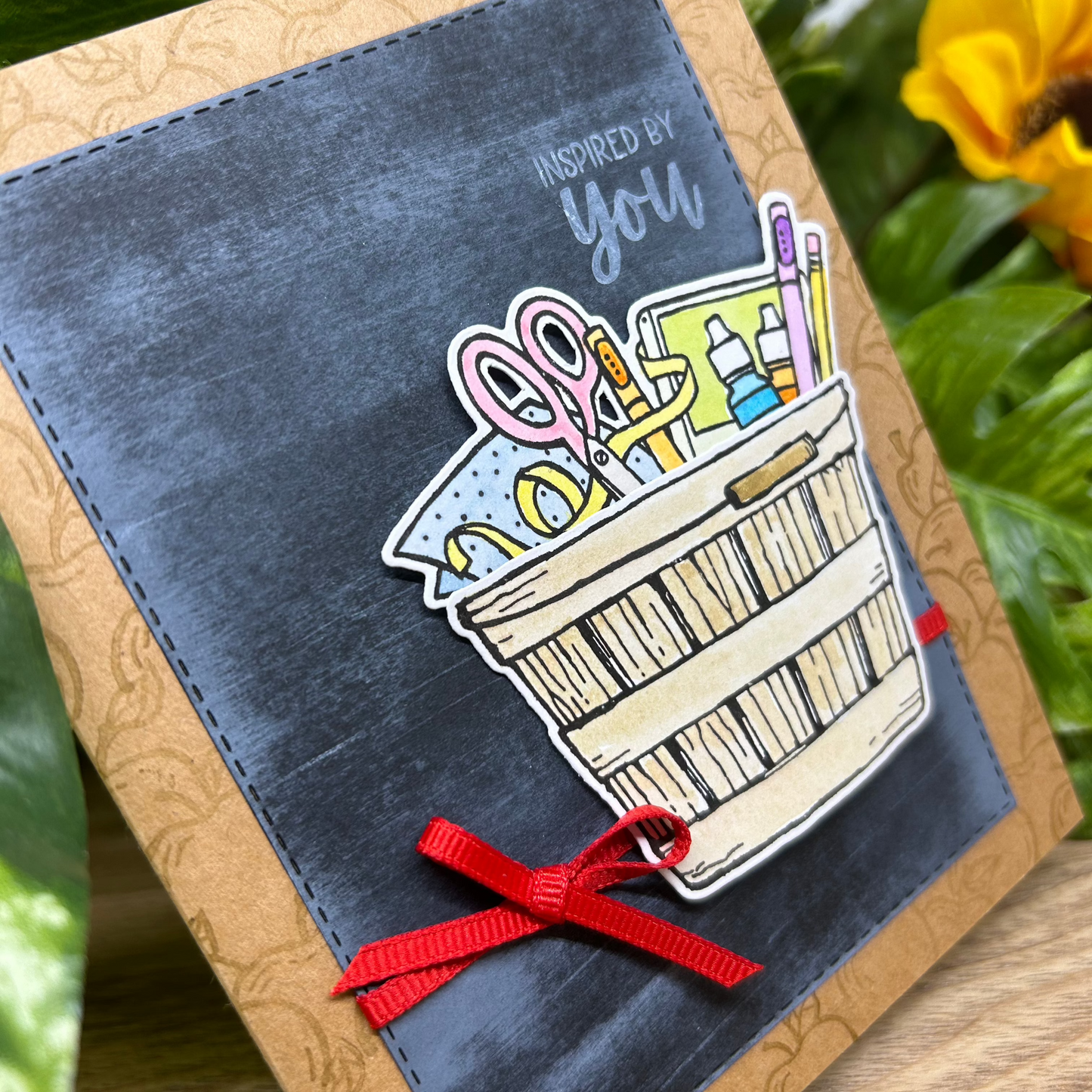Inspiring Basket Handmade Card