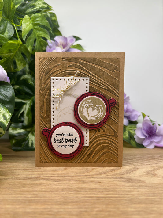 Coffee Love Handmade Card