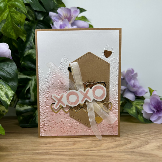 XOXO Love Handmade Card
