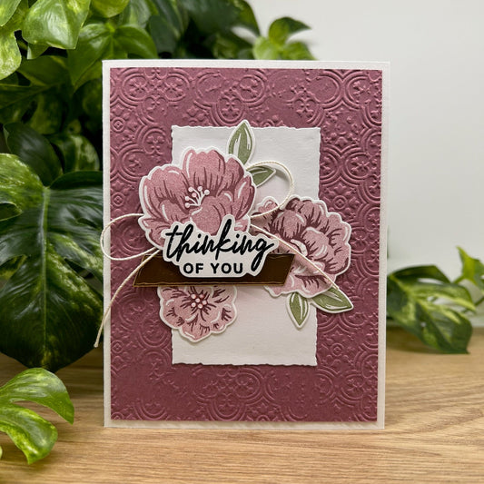 Floral Thinking of You Card