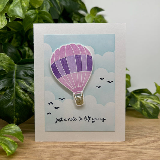 Lift You Up Handmade Card