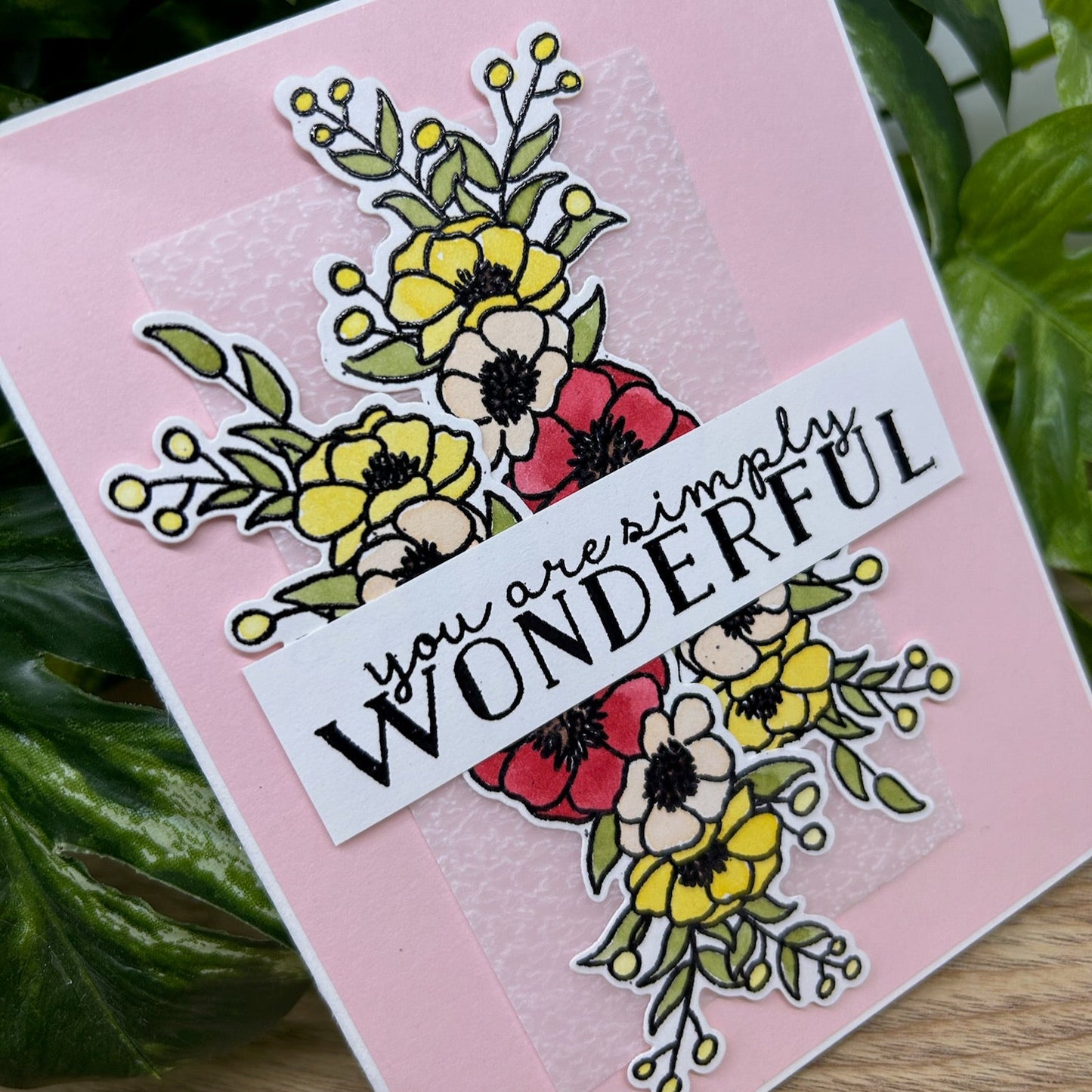 Simply Wonderful Handmade Card