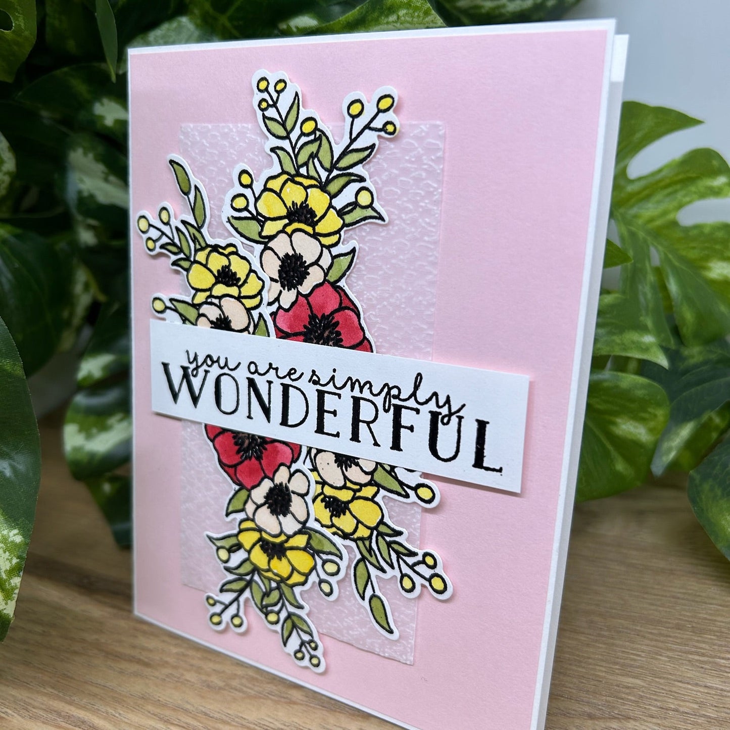 Simply Wonderful Handmade Card