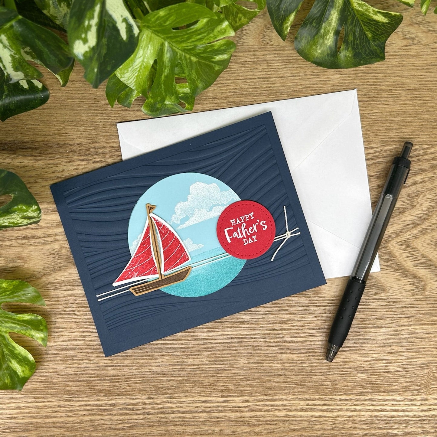 Father's Day Sailboat Handmade Card