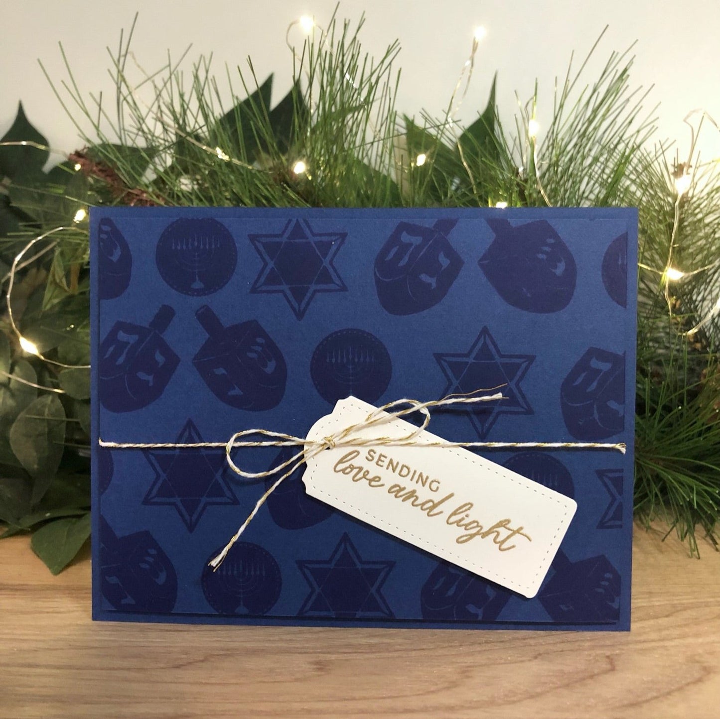 Happy Hanukkah Handmade Card