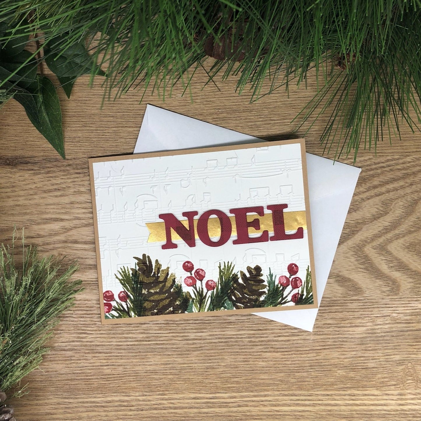 Noel Handmade Christmas Card