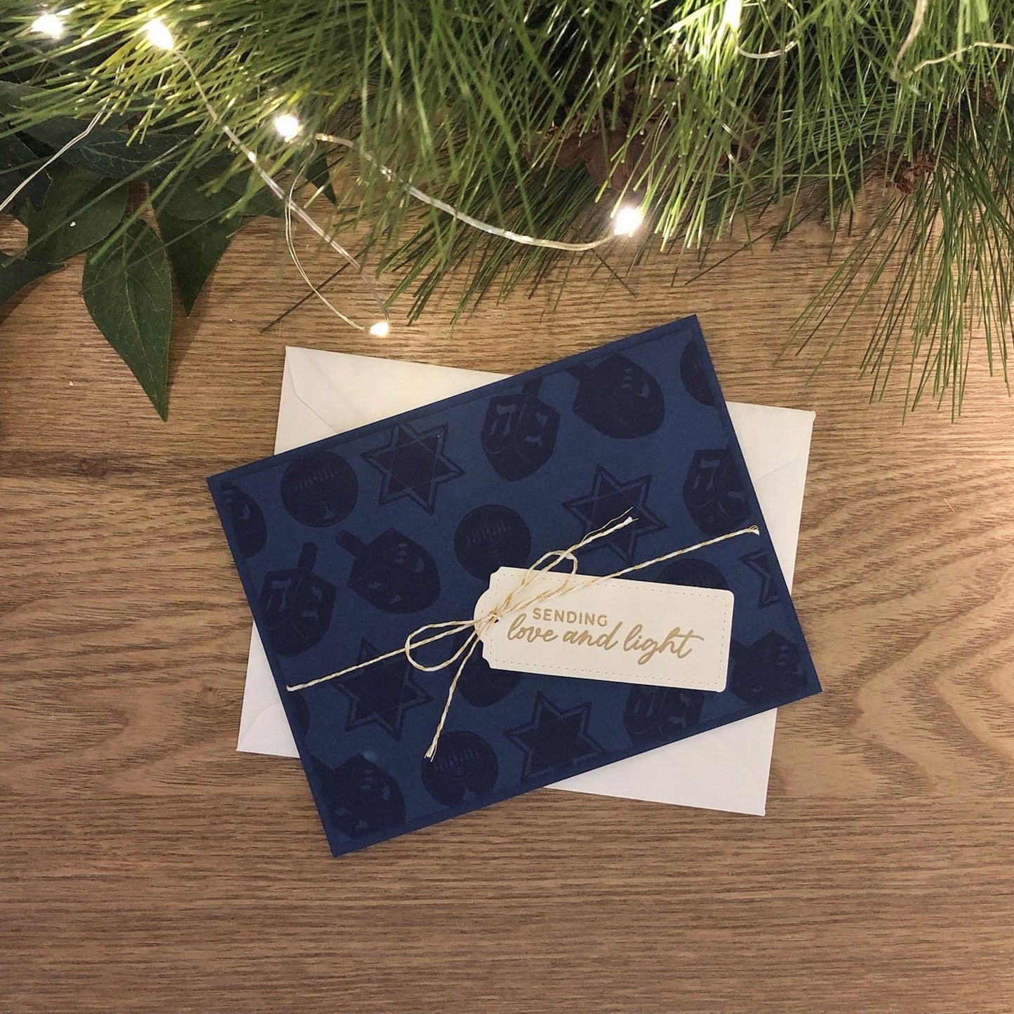 Happy Hanukkah Handmade Card