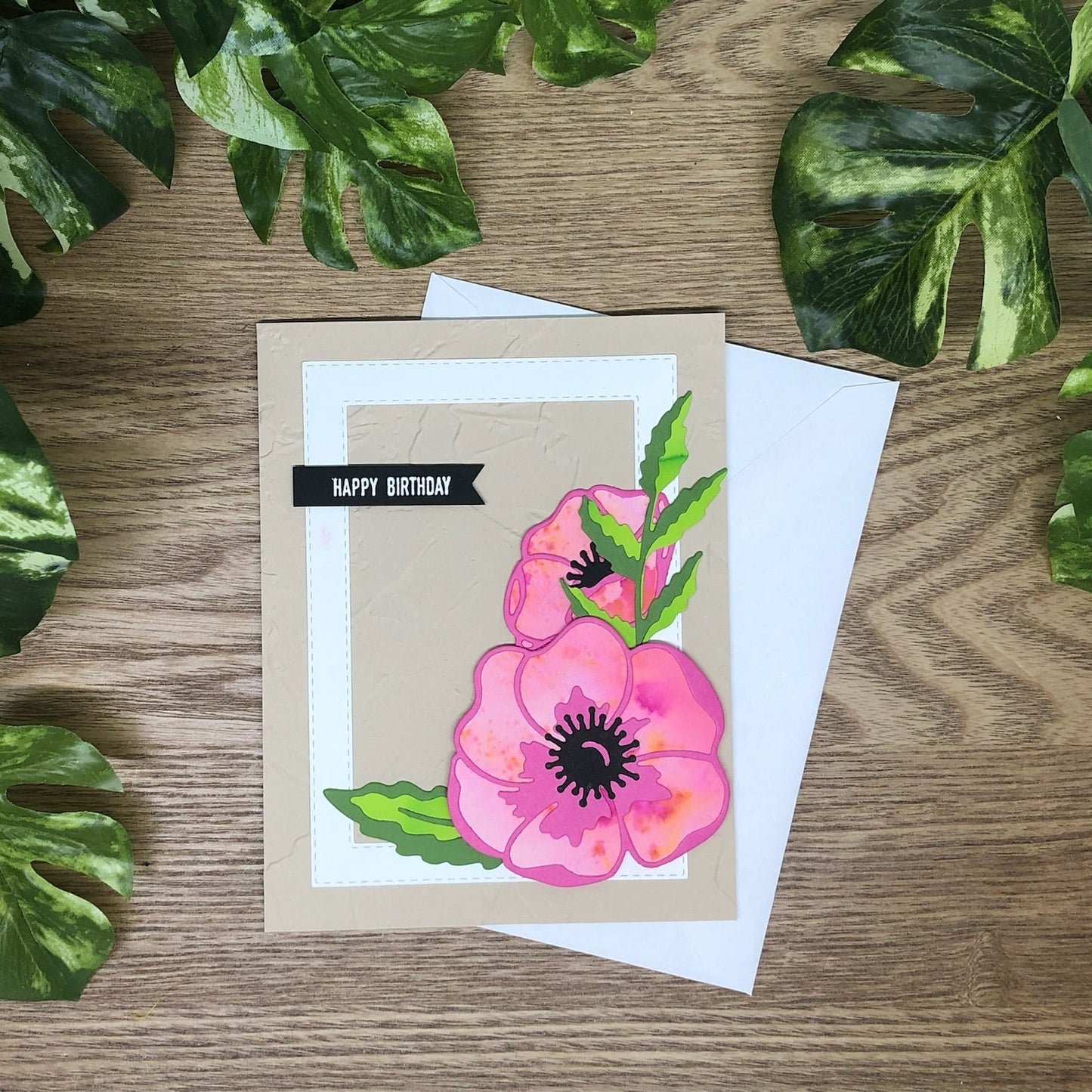 Poppy Handmade Birthday Card