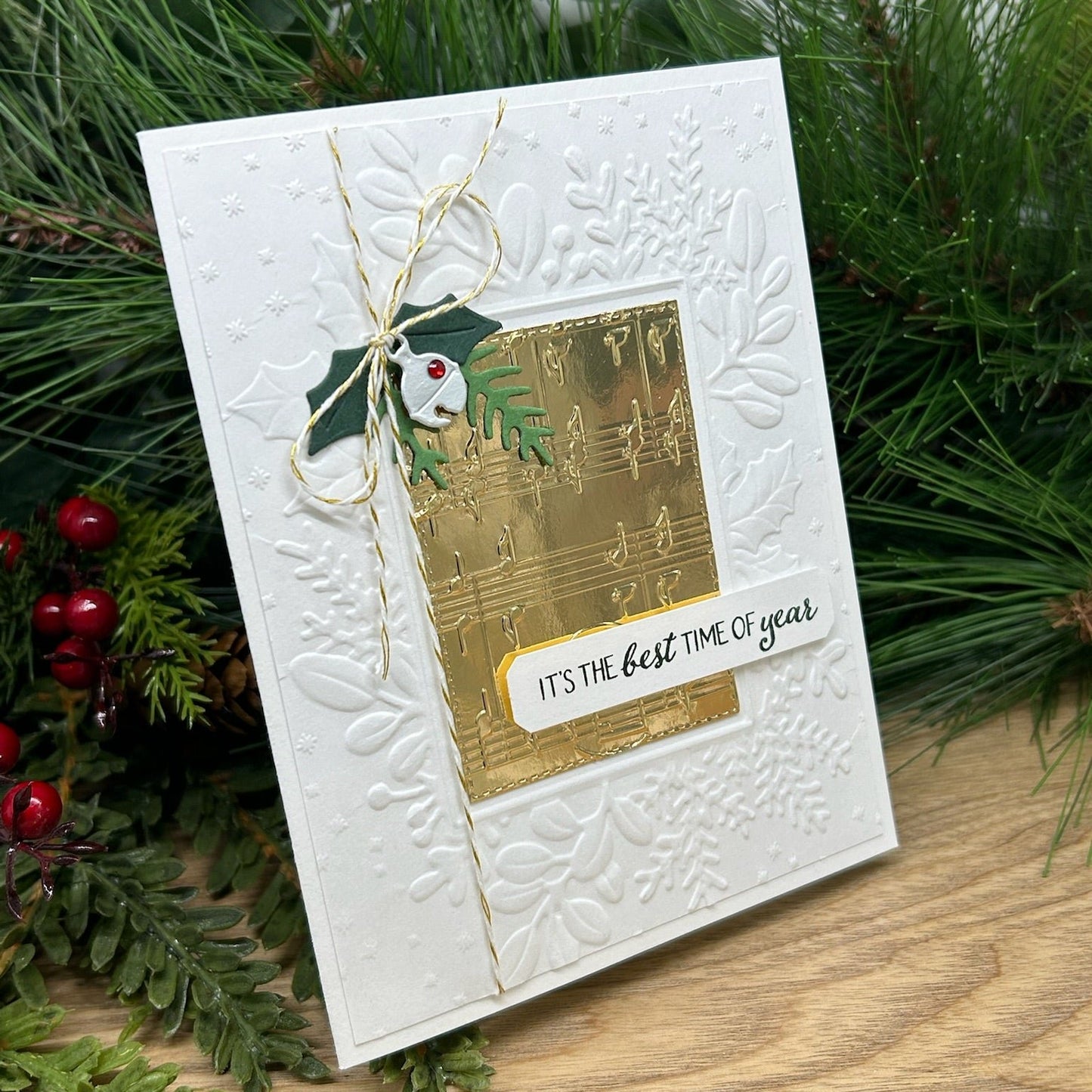 Best Time of the Year Handmade Christmas Card