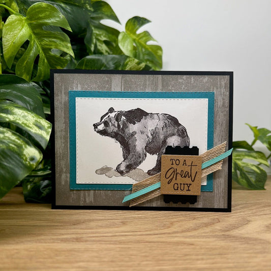 To A Great Guy Handmade Card
