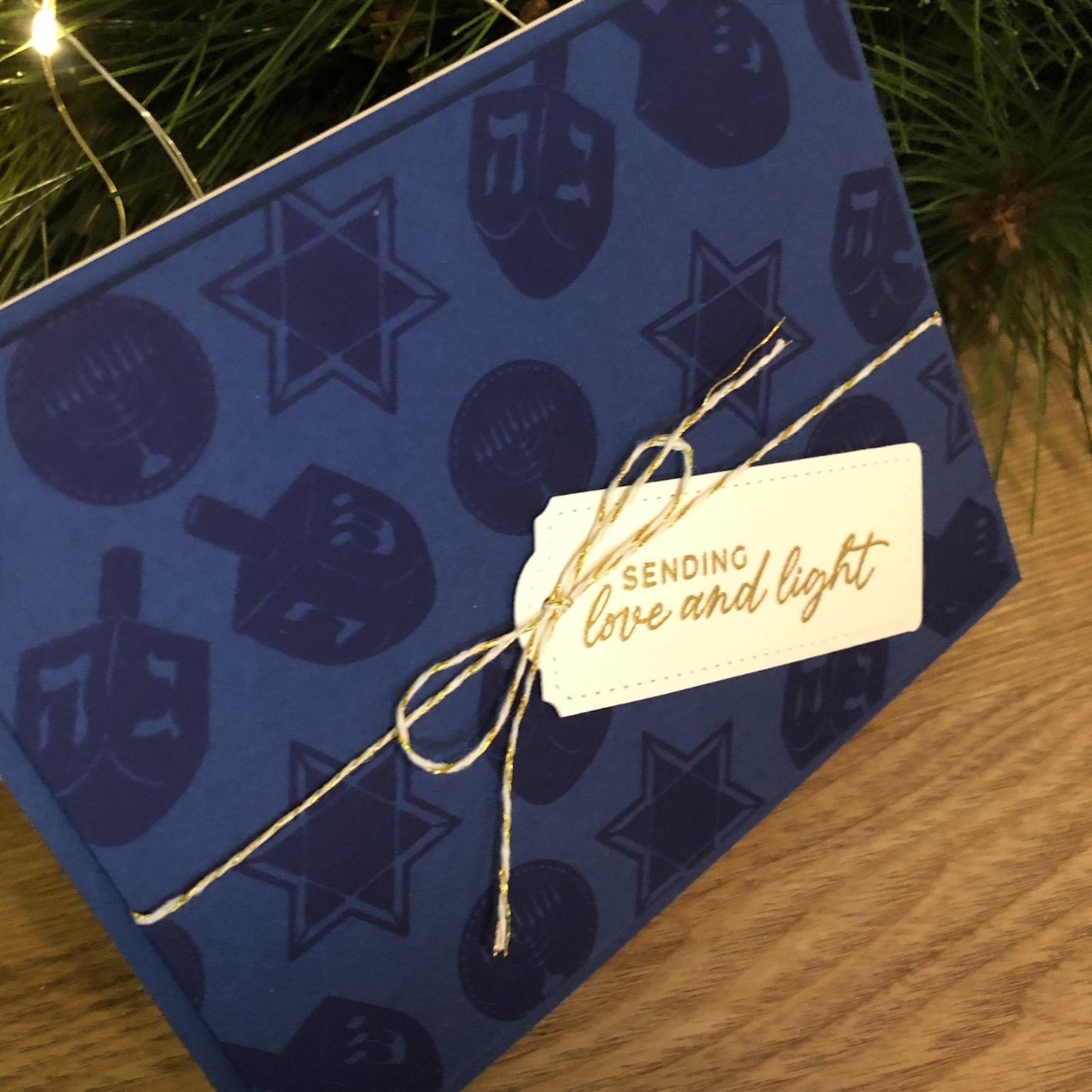 Happy Hanukkah Handmade Card