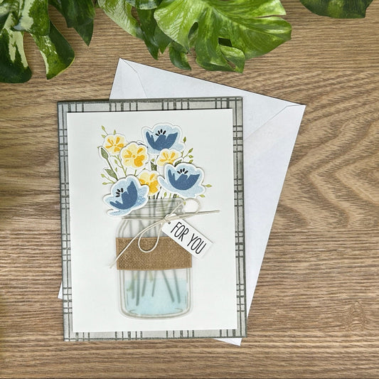 Bouquet for You Handmade Card
