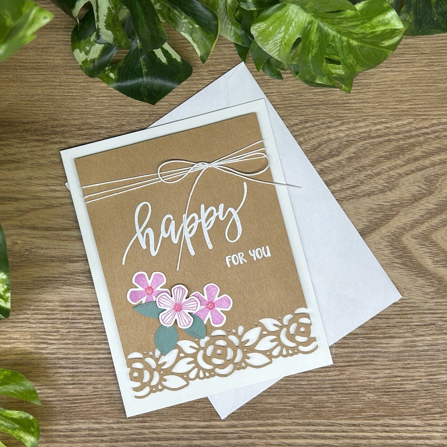 Happy for You Handmade Card