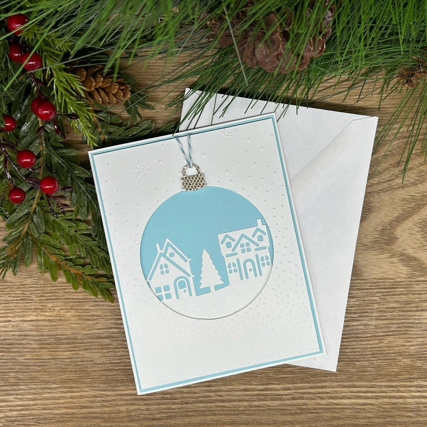 Tiny Town Handemade Christmas Card