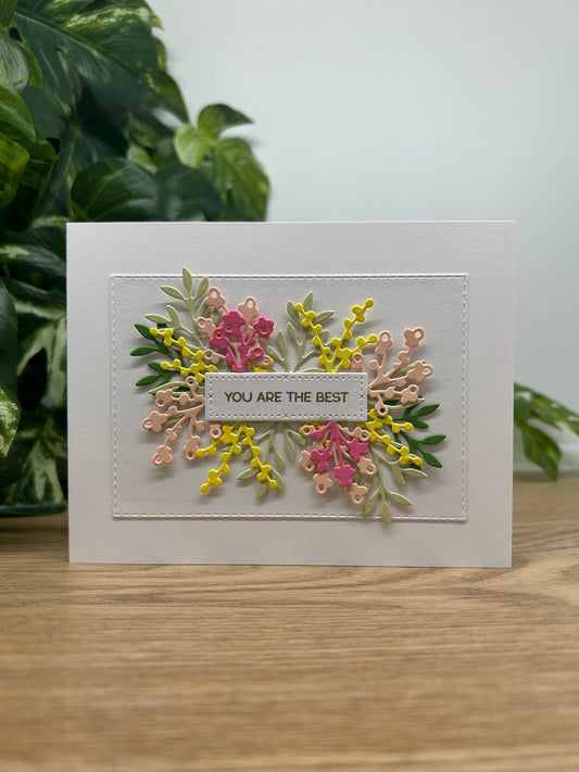 You Are The Best Handmade Card