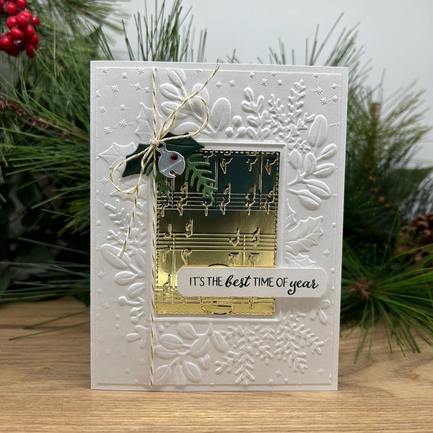 Best Time of the Year Handmade Christmas Card