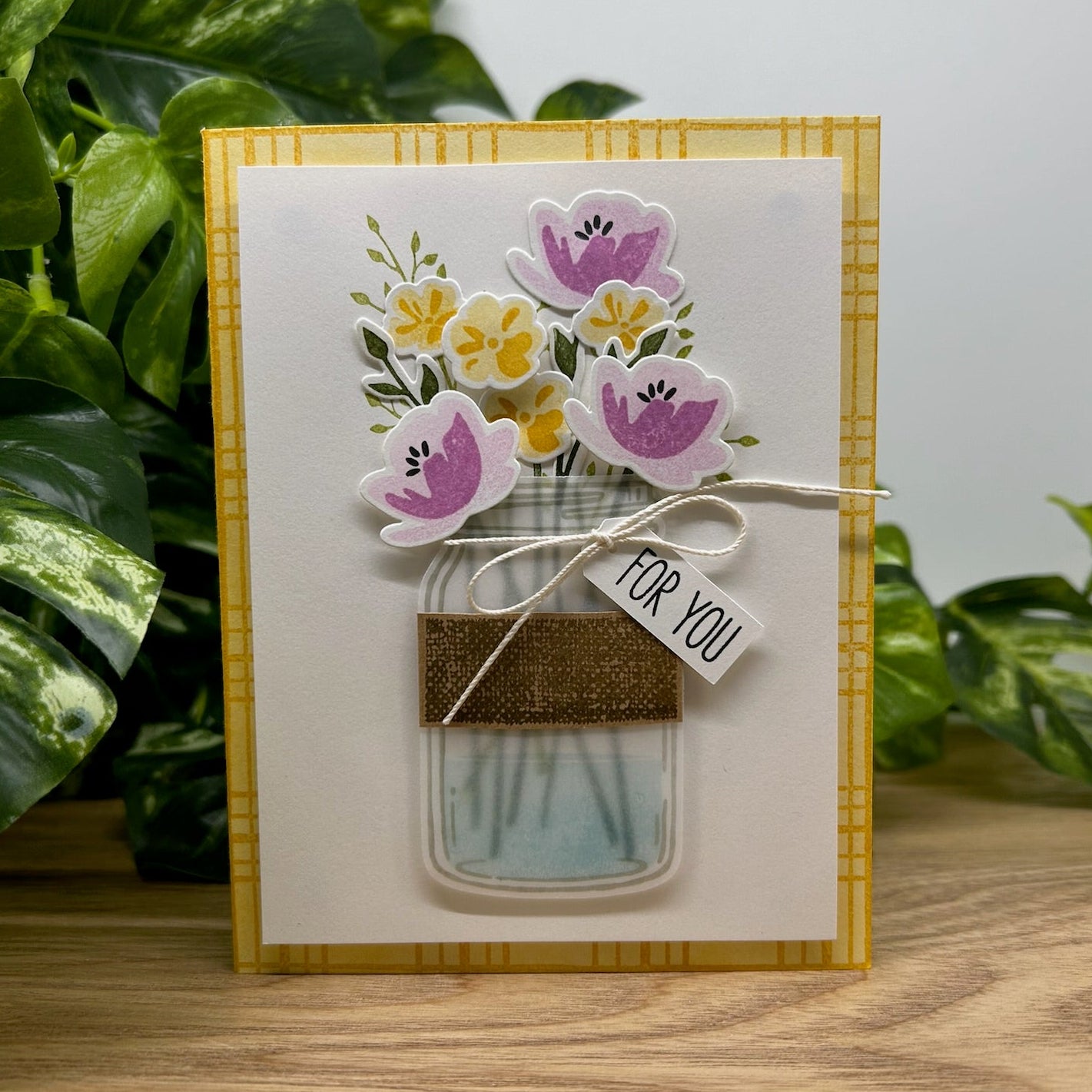 Bouquet for You Handmade Card