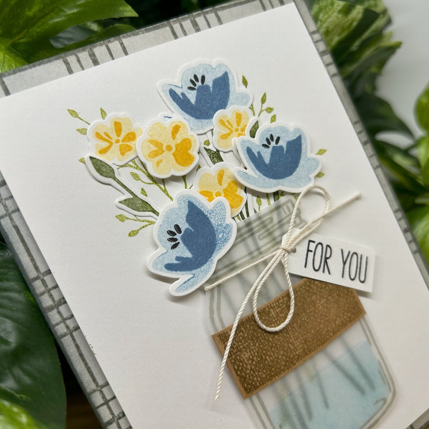 Bouquet for You Handmade Card