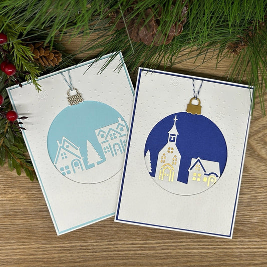 Tiny Town Handemade Christmas Card