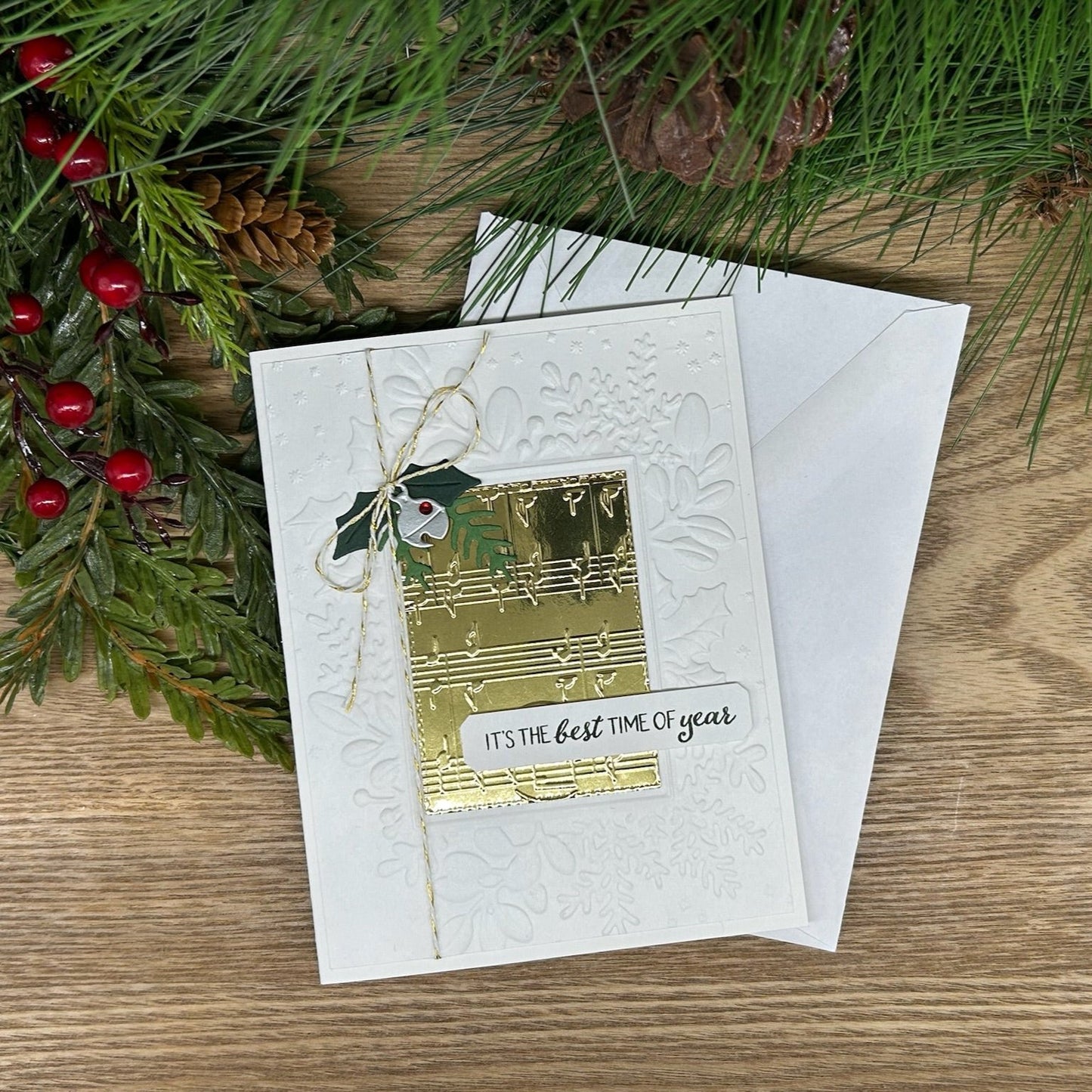 Best Time of the Year Handmade Christmas Card