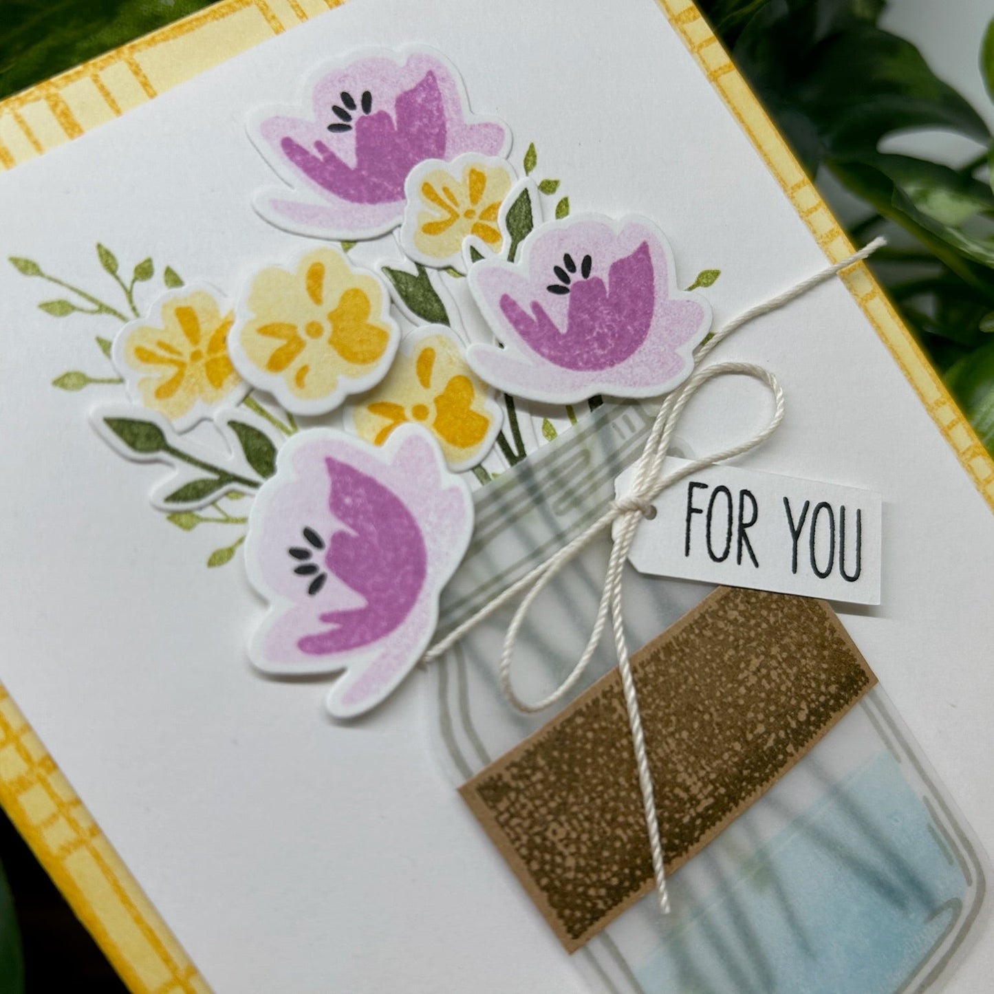 Bouquet for You Handmade Card