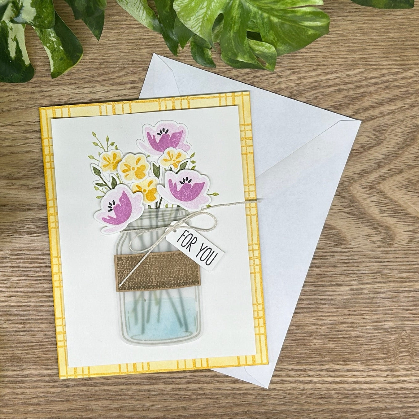 Bouquet for You Handmade Card