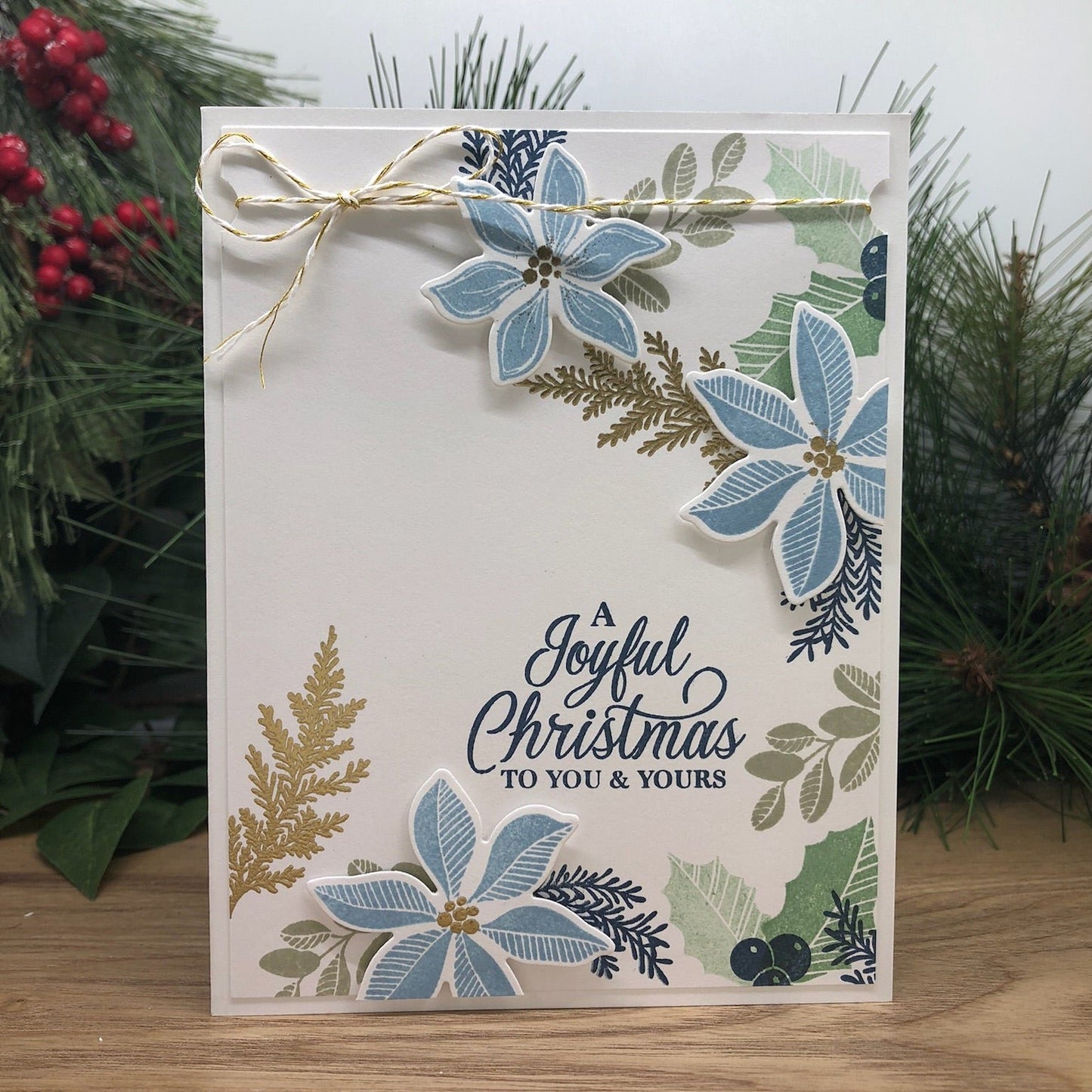 Joyful Christmas Handmade Card