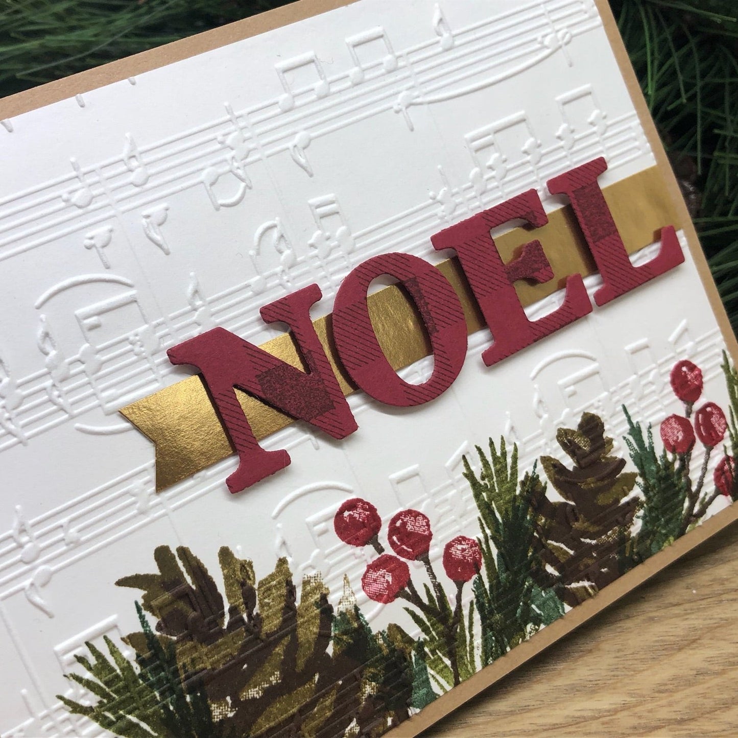 Noel Handmade Christmas Card