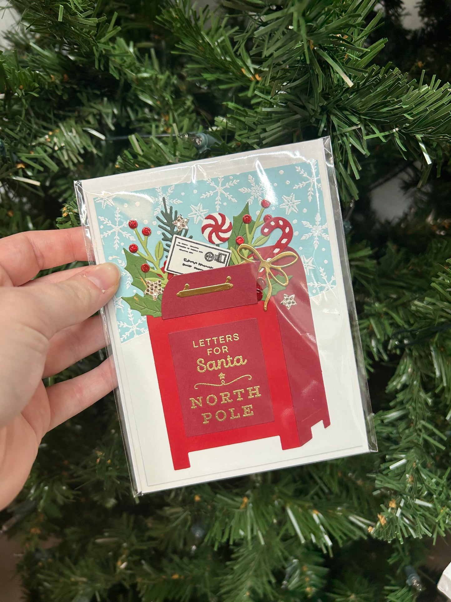 Letters for Santa Handmade Christmas Card