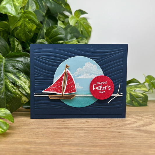 Father's Day Sailboat Handmade Card
