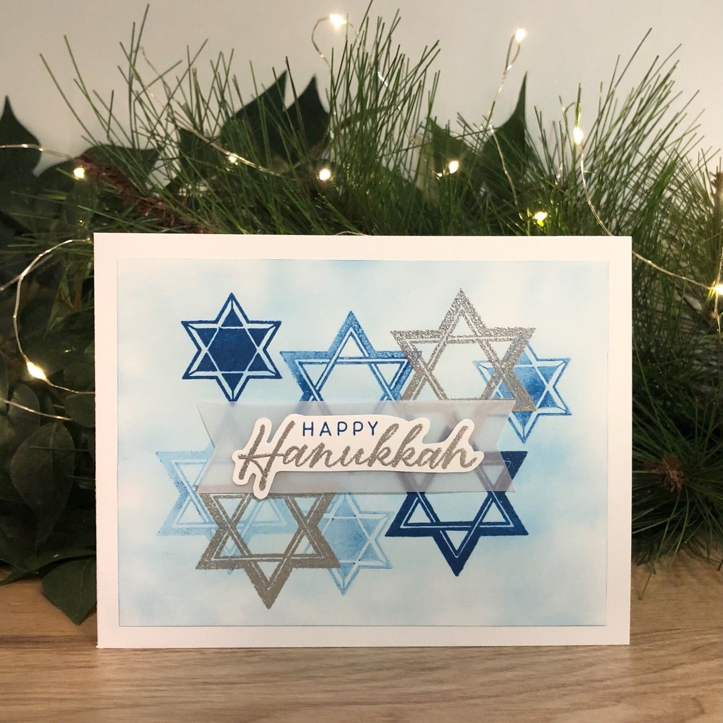 Happy Hanukkah Handmade Card