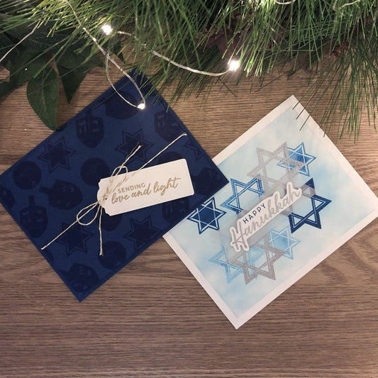 Happy Hanukkah Handmade Card