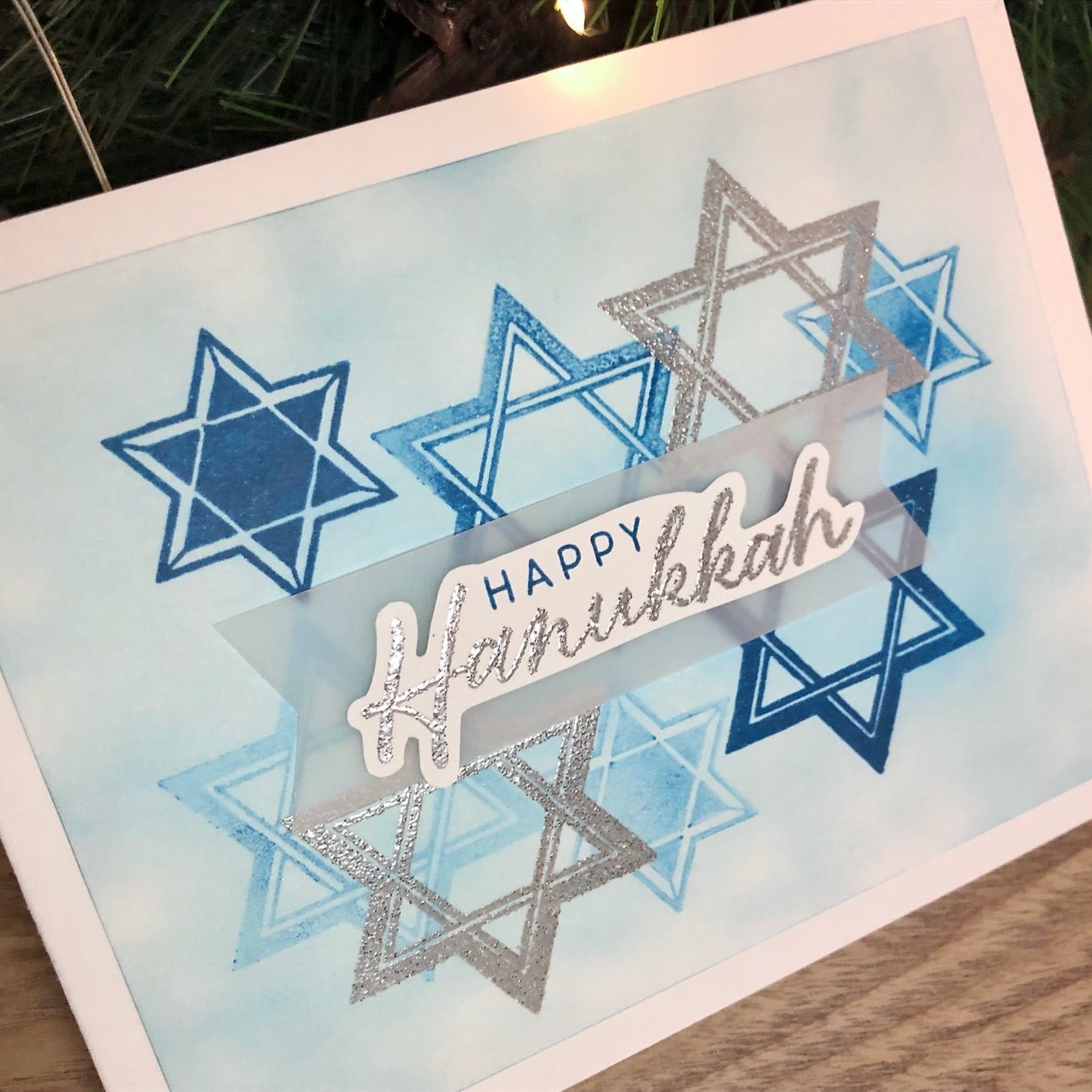 Happy Hanukkah Handmade Card